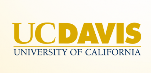ID: UC Davis logo against pale yellow background
